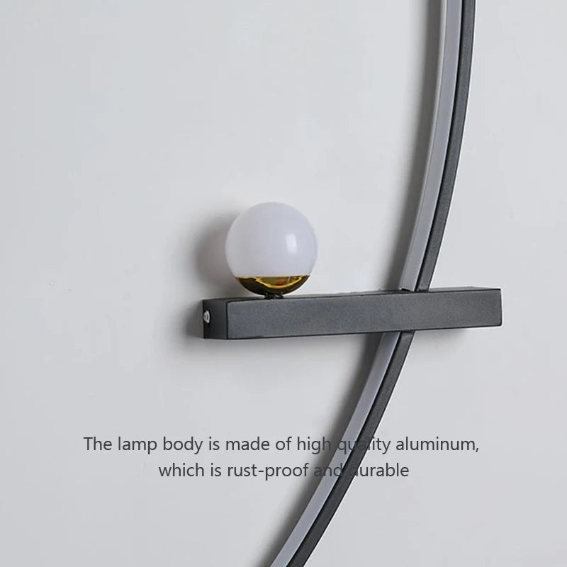 Bedside LED Wall Lamp Smart Remote Control Left Right Lighting Wall Sconces Bedroom Study Living Room Indoor Led Lights Lustre