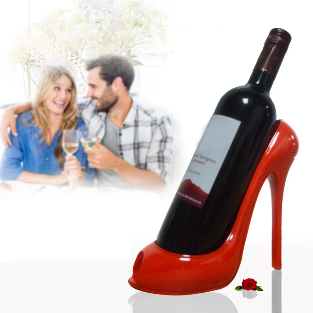 Pusher Shelf High Decor Wedding Heel Rack Storage Shoe Gif Bottle Wine Ornament Party Holder Wine Clothes for Wine Bottles