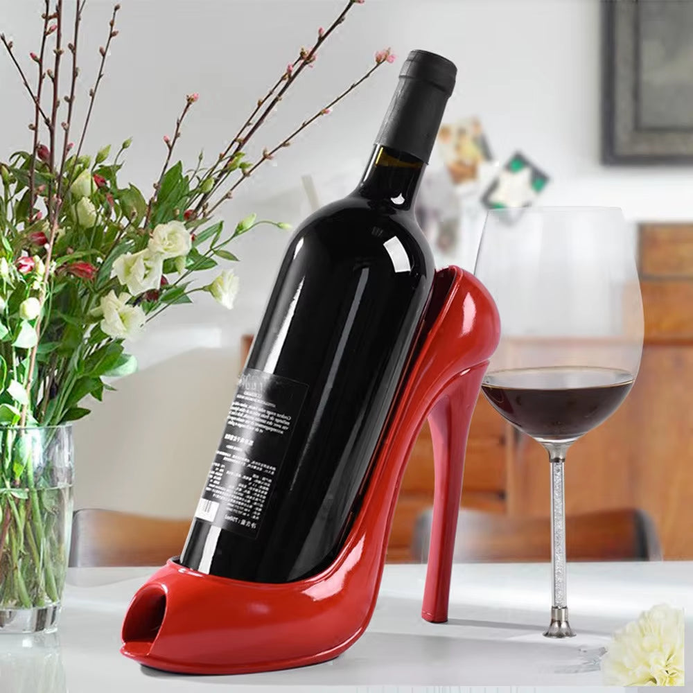 Pusher Shelf High Decor Wedding Heel Rack Storage Shoe Gif Bottle Wine Ornament Party Holder Wine Clothes for Wine Bottles