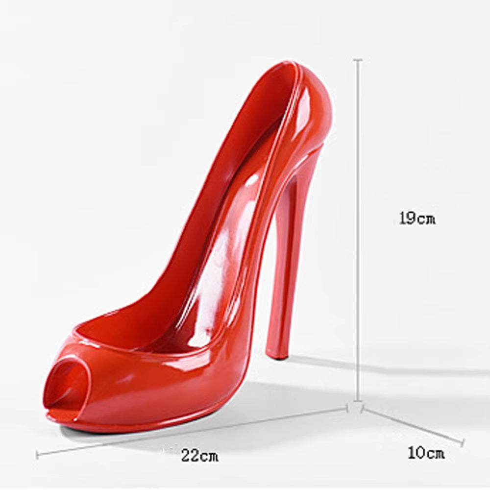 Pusher Shelf High Decor Wedding Heel Rack Storage Shoe Gif Bottle Wine Ornament Party Holder Wine Clothes for Wine Bottles