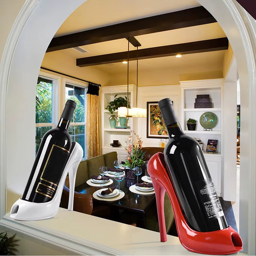 Pusher Shelf High Decor Wedding Heel Rack Storage Shoe Gif Bottle Wine Ornament Party Holder Wine Clothes for Wine Bottles