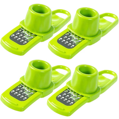 Mini Garlic Grinder Creative Garlic Press Kitchen Garlic Mash Manual Garlic Mashing Green Kitchen Gadgets 1PC