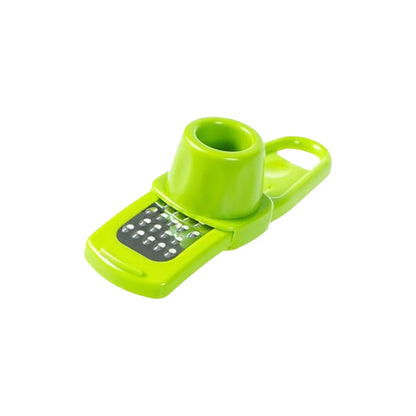 Mini Garlic Grinder Creative Garlic Press Kitchen Garlic Mash Manual Garlic Mashing Green Kitchen Gadgets 1PC