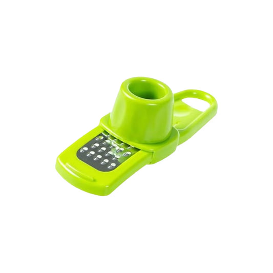 Mini Garlic Grinder Creative Garlic Press Kitchen Garlic Mash Manual Garlic Mashing Green Kitchen Gadgets 1PC