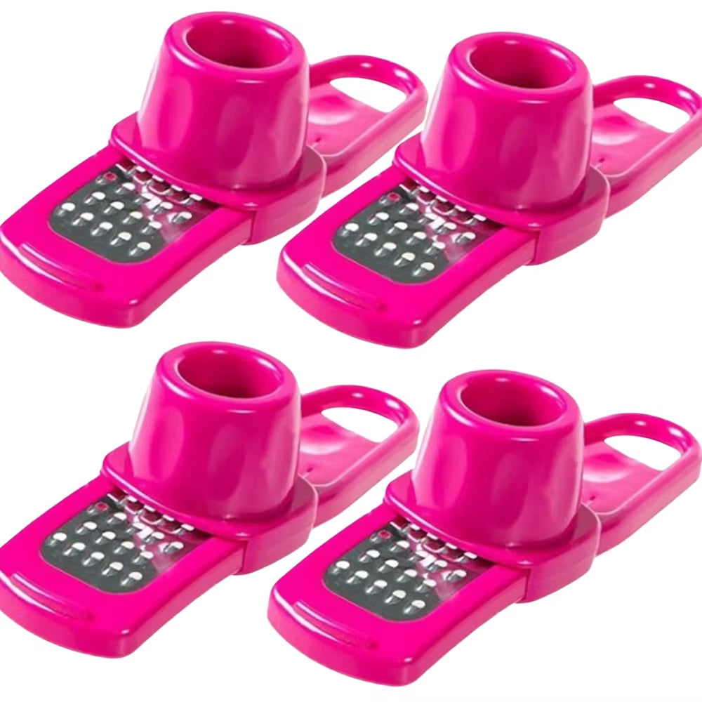 Mini Garlic Grinder Creative Garlic Press Kitchen Garlic Mash Manual Garlic Mashing Green Kitchen Gadgets 1PC